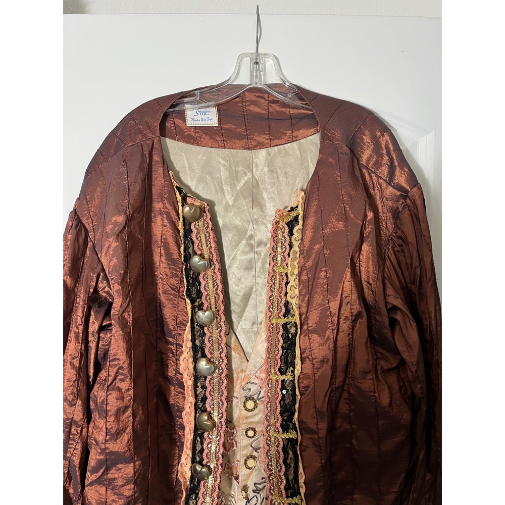 SMC Costume Grade Theatre Arts Brocade Overcoat Victorian Renfest Edwardian XXL - Picture 4 of 13